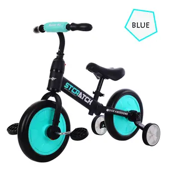 Doki Toy Kids Balance Bike Ultralight Kids Riding Bicycle for 1 - 5 Years Baby Walker Скутер Auxiliary wheel No-Pedal Learn