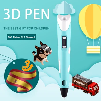 3D Принтер Дръжка 1.75 мм PLA Конец Автоматичен Печат на Дръжката на Децата, Рисуване на Дръжки на Рожден Ден на Детски Ден Подаръци