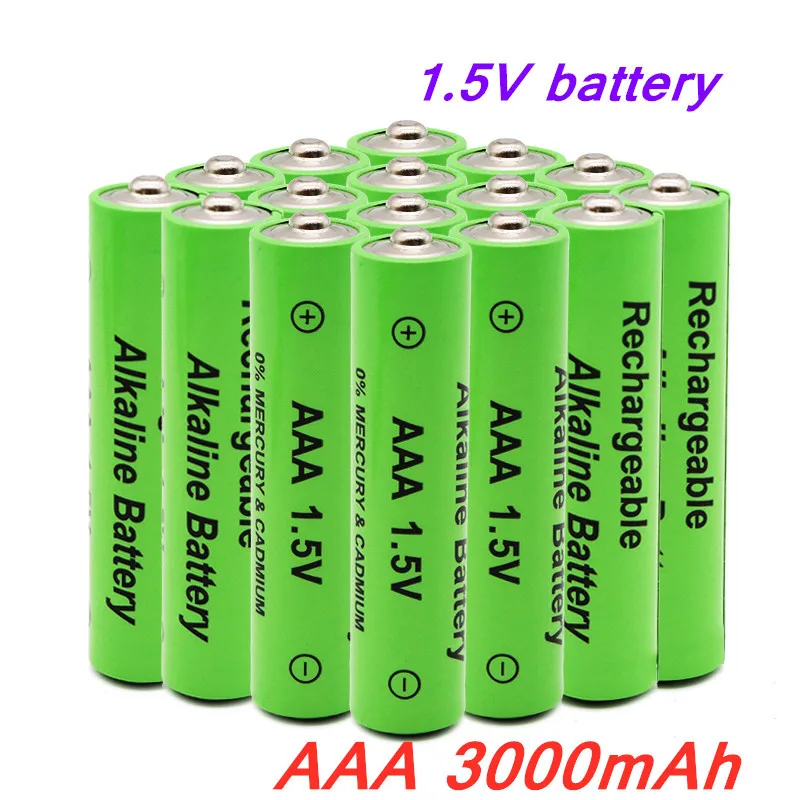 2021 лот AAA 3000mAh Батерия 1.5 V Алкални ААА акумулаторна батерия за дистанционно Управление Играчка светлина Batery+ зарядно устройство