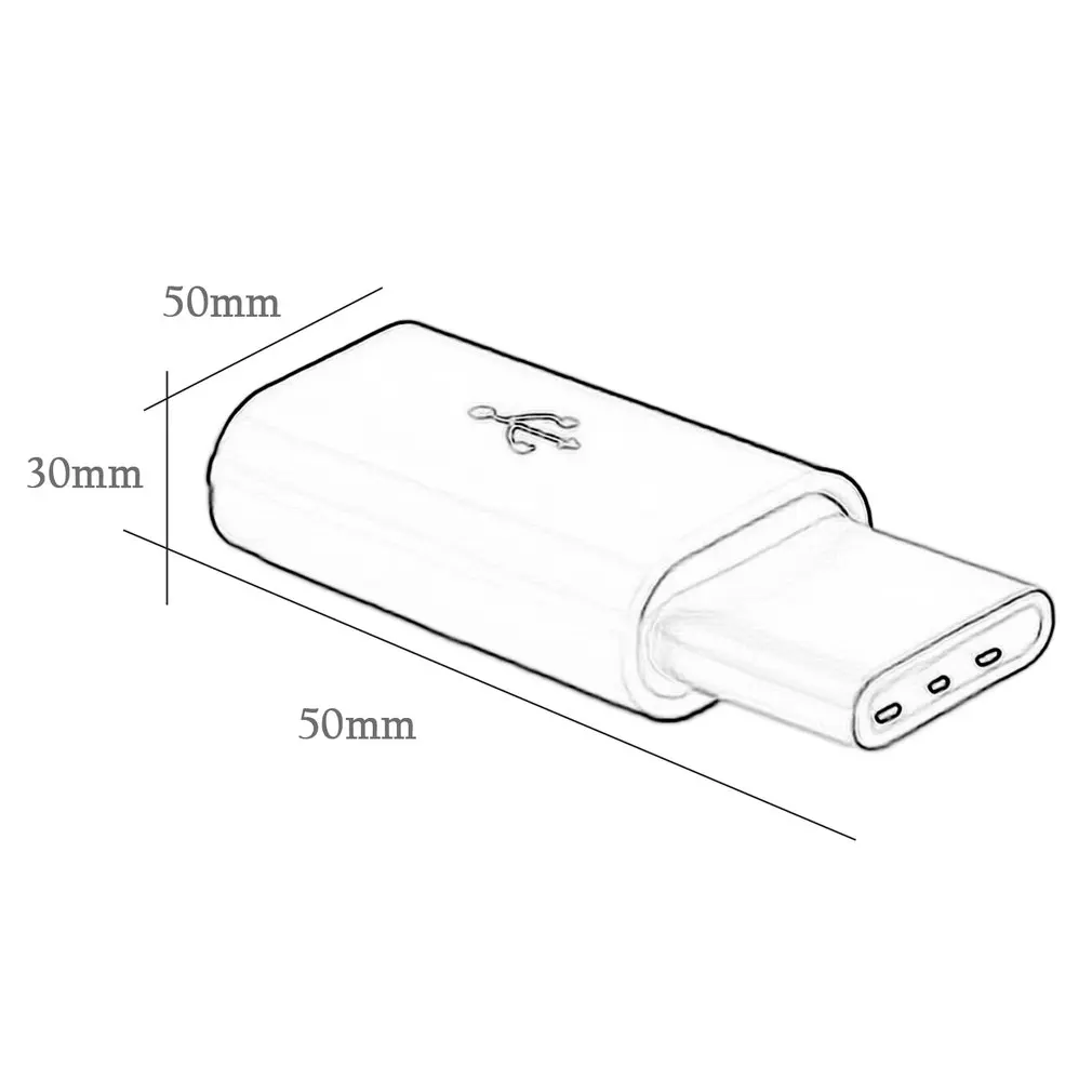 Универсален USB 3.1 Type-C Конектор за Микро USB Male to Female Конвертор Мини Лаптоп USB-C Адаптер Данни Type C Устройство Android