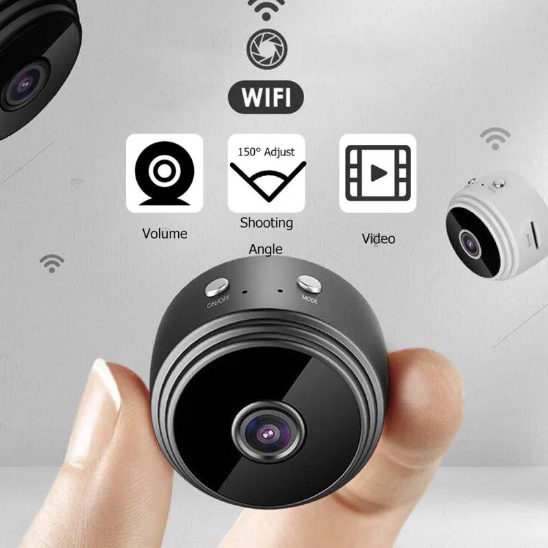 Мини Домашна Сигурността на Wifi IP Камера 1080P Безжична Закрит Камера за Нощно Виждане на 360 Градуса Аудио Откриване на Движение на бебето следи