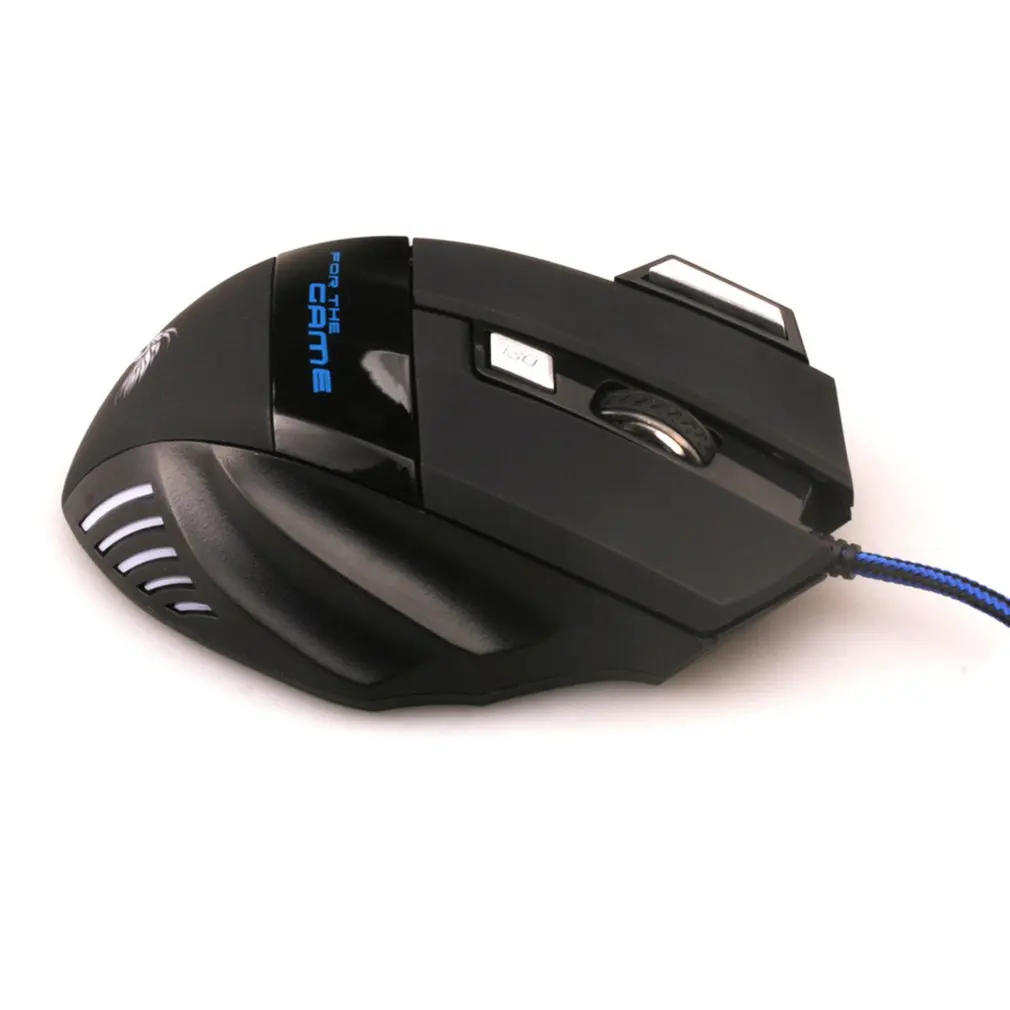 5500DPI USB Жичен Детска Мишката 3D LED Оптична 7 Бутона Pro Gamer Компютърни Мишки За настолни КОМПЮТРИ Лаптоп Регулируема Детска Мишката 2019