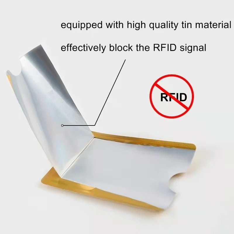 Anti RFID Blocking Reader Lock Card Holder ID Bank Card Case Protector Aluminium Metal Smart Anti-theft Multi Credit Card Holder