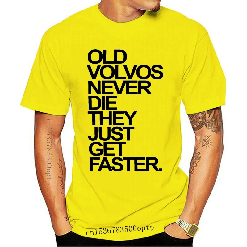 Мъжки t-shirt Herren old Volvos Schnuffel Never Die Cotton Graphic T Shirt смешни t-shirt novelty tshirt women
