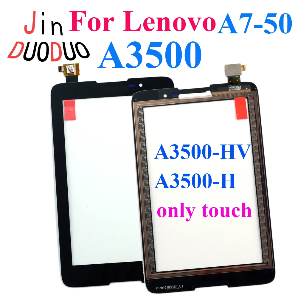 За Lenovo Tab A7-50 A3500 A3500-HV Сензорен Екран Стъклен Панел, За Ремонт на екрана A3500-H