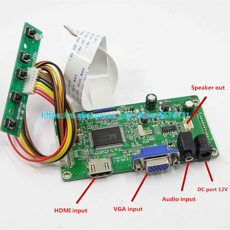 Безплатна доставка на комплекта за B116XAK01.1 B116XAK01.2 HDMI + VGA LCD LED LVDS EDP Шофьор на Такси Контролер