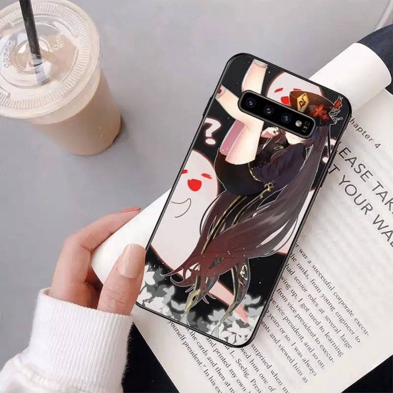 Yinuoda Genshin Impact Hutao Калъфи за телефони Samsung Galaxy S5 S6 active S6edge S7 S7edge S8 S9 S10 S10E S20 Plus