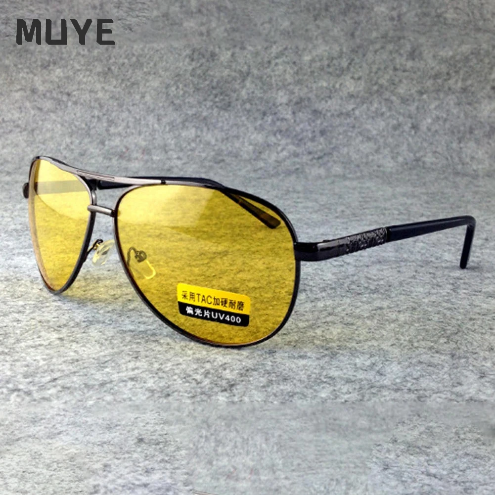 Поляризирани Слънчеви очила Мъжете TAC Дамски Слънчеви Очила Мъжки слънчеви Очила за Нощно Виждане на слънчеви Очила За Шофиране, Очила с UV400 Жълти Лещи Очила