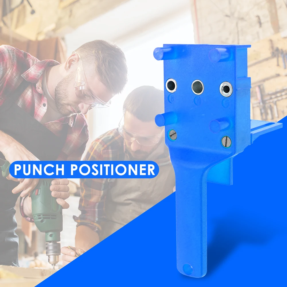 Дървен Дюбел Jig Punch Локатор Пробийте Guide Handheld Woodworking Pocket Hole Jig Kit Пробийте Hole Puncher за Дървени Дюбельных Съединения