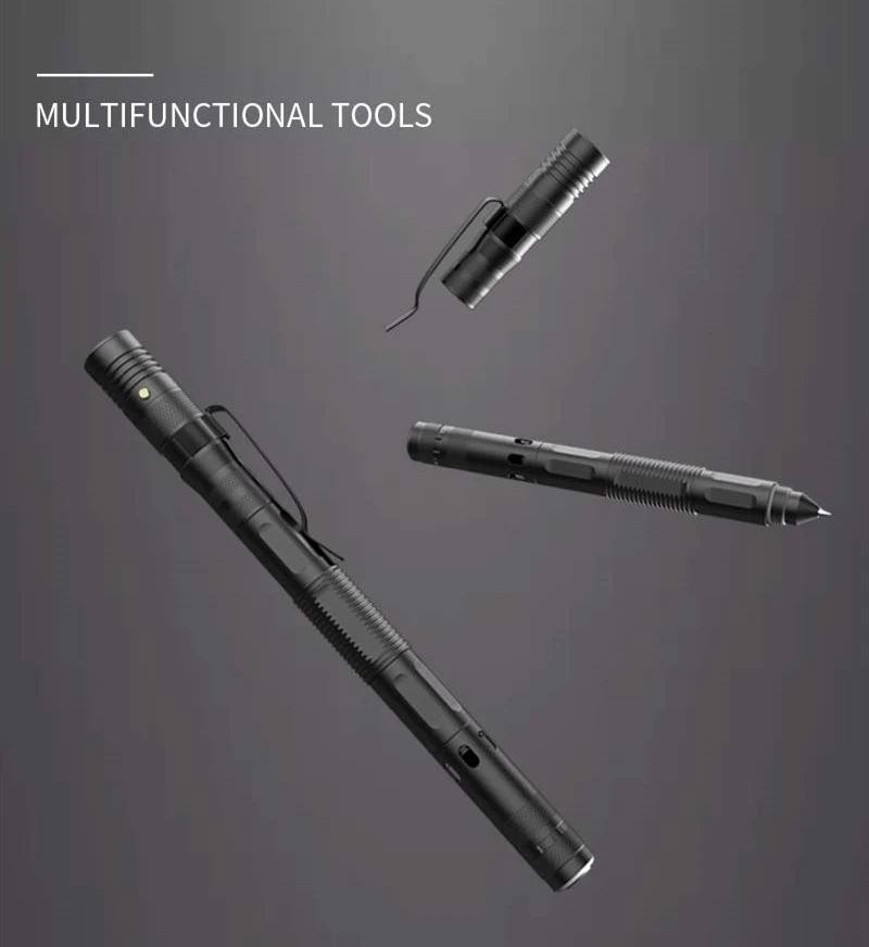 1pcs Tactical Pen (8-in-1) Multi-kinetic Energy Field Survival Pen Tool Self Defense Military Police Спешно Gear Window