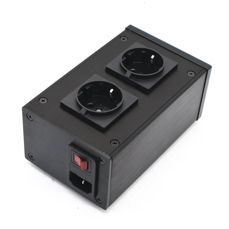 OU20 European filter power outlet Advanced Audio Power Purifier Filter 10A 2500W AC Power Socket for EU AC Electric Plug