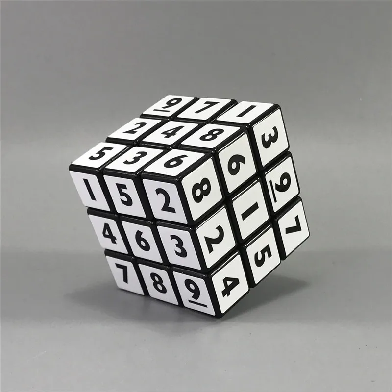 Бърза Доставка на хранителни Продукти Пластмасов Куб Цифров Номер Magic Cube Speed Cube Пъзел Cube Stress Reliever Играчки за деца