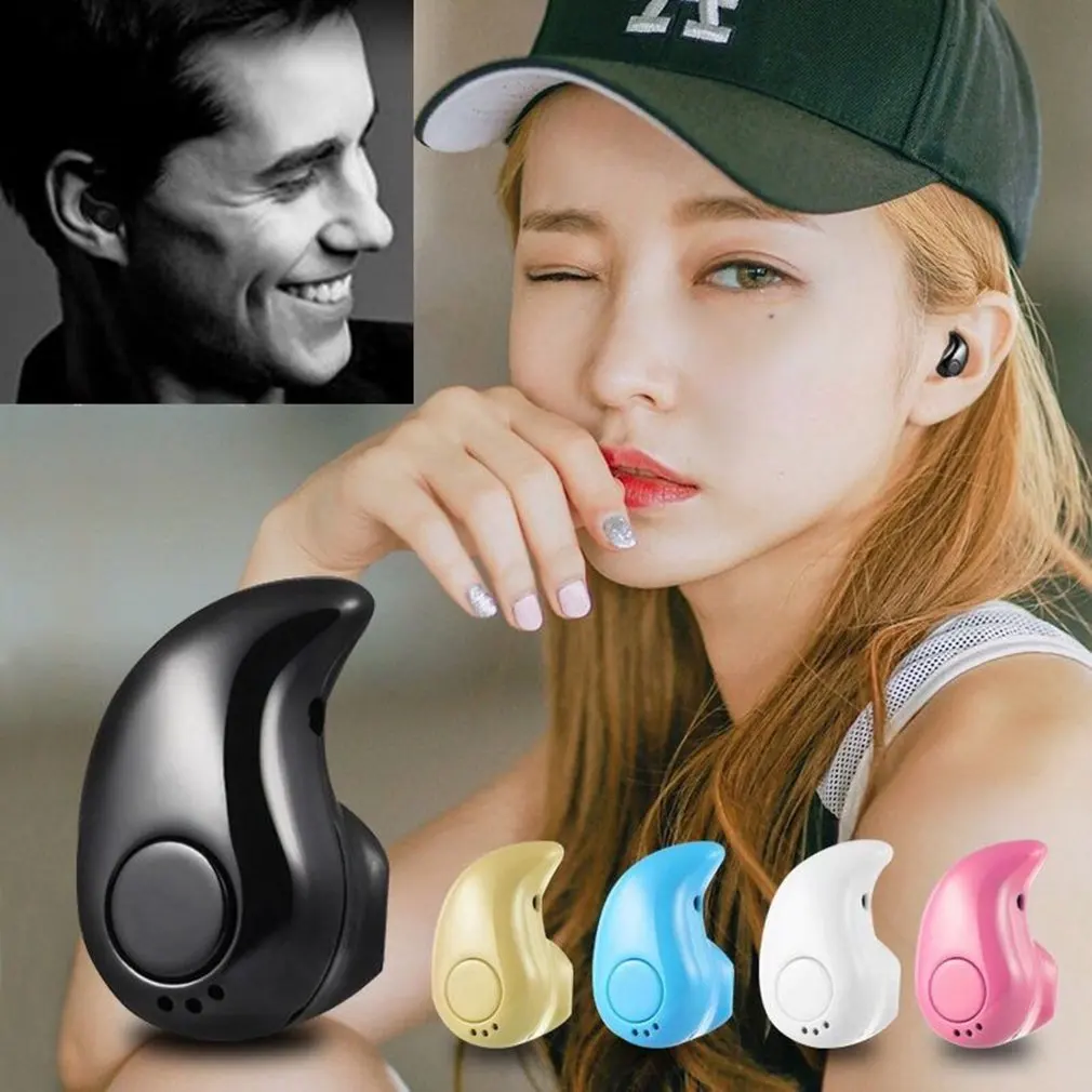 S650 БТ 4.1 Безжични Bluetooth Слушалки Спортни Слушалки С Микрофон Мини Невидима стерео слушалки за Android Слушалки &ZH