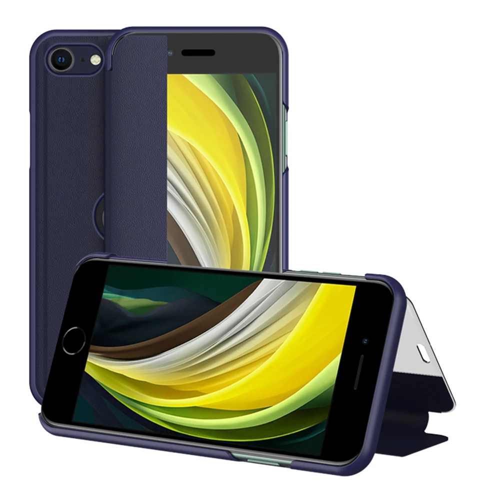 За iPhone 8 7 X XR XS 11 Pro MAX защитен калъф мида кожа за iPhone 6 6S 7 8 Plus притежателя видеоэкрана калъф за вашия телефон