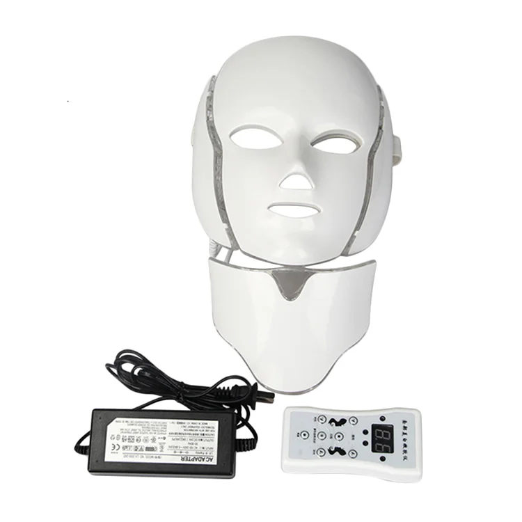 7 цвята led light face therapy фдт led mask лицето mask facia beauty machine едро