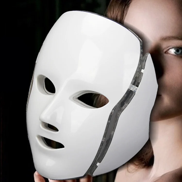 7 цвята led light face therapy фдт led mask лицето mask facia beauty machine едро