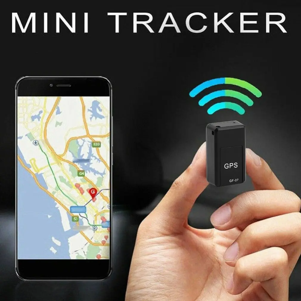 GF07 Тракер GPS Tracker Миниатюрен Интелигентен Локатор Автомобили анти-кражба запис Силна Магнитна Адсорбция 2021 Нова