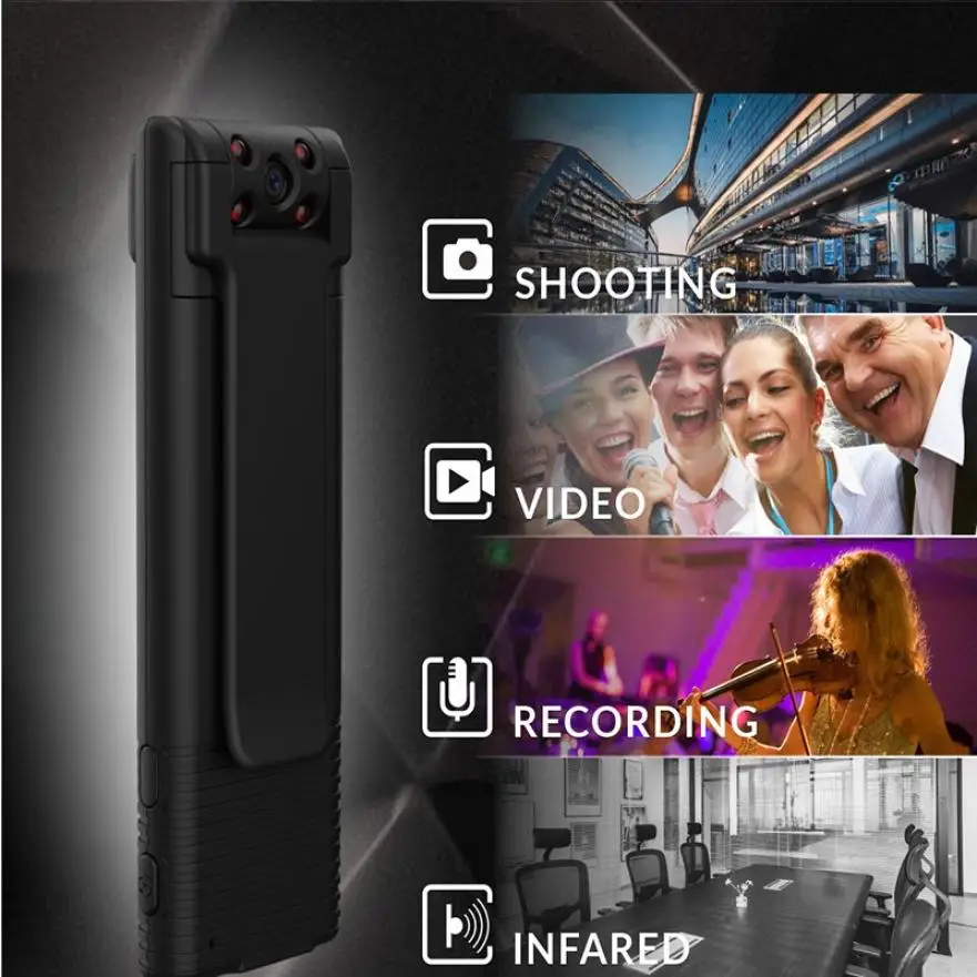 B21 Mini HD 1080P Camera Преносим Цифров Видеорекордер 120° Широка Камера за Нощно Виждане Записващо устройство Миниатюрна Магнитна Камера