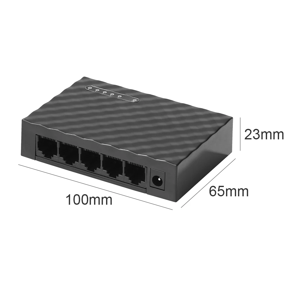 10/100/1000 Mbps Мини-5-Портов Тенис на Switch Fast Ethernet Network Switch LAN Hub RJ-45 Ethernet Switching Хъб Shunt Smart