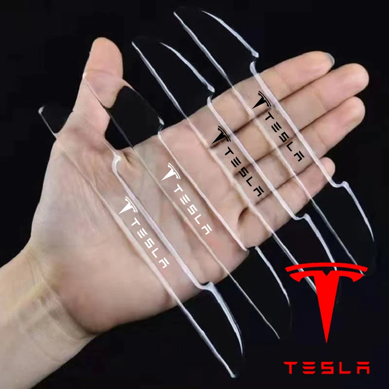 Автомобилна врата anti-collision strip decoration модификация за Tesla MODEL3 MODEL 3 S X Y Auto Accessories стикер