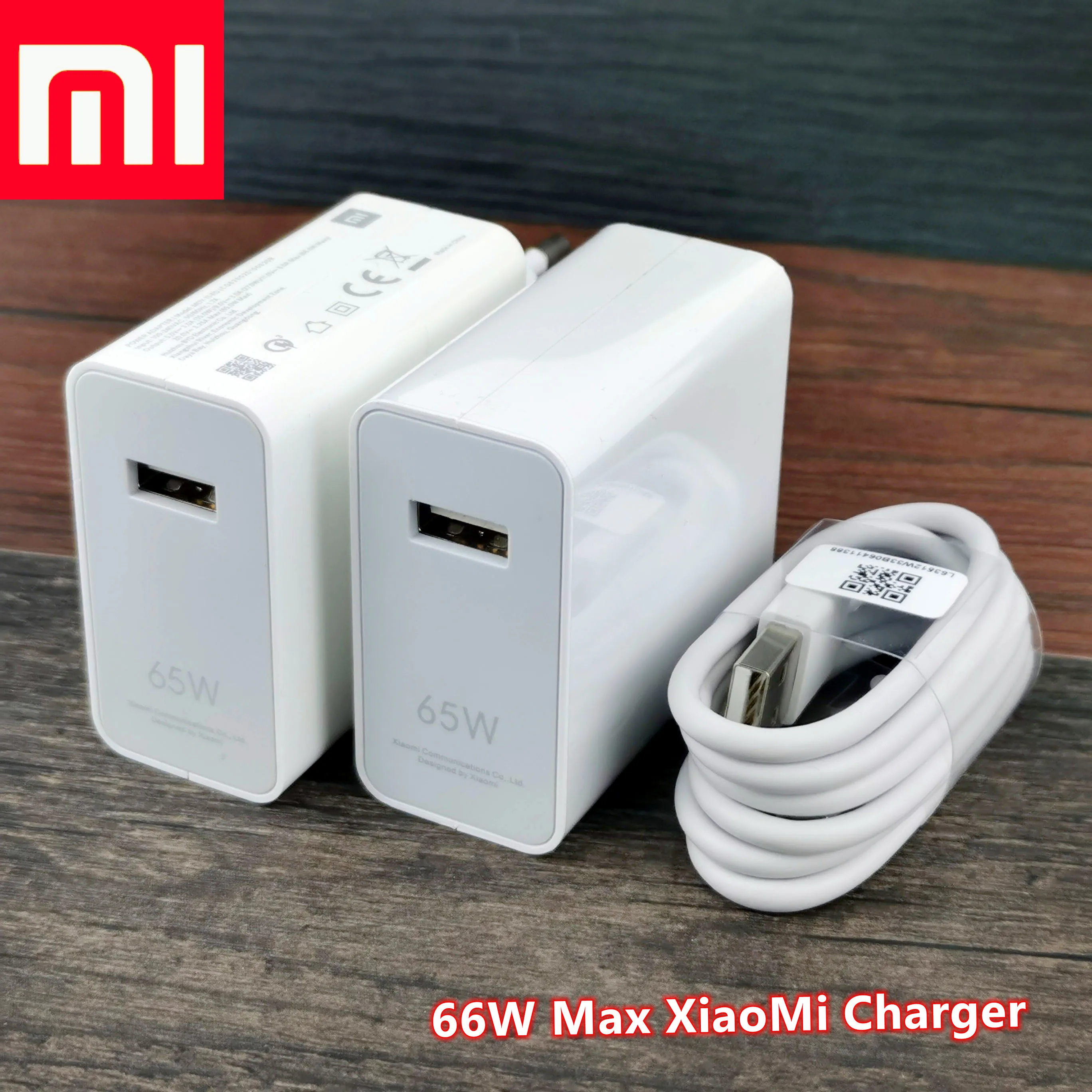XiaoMI 66W Fast Charger Original Max 66/65W Quick Usb C Charge Кабел Power adapter се прилага към Mi 11 10 Pro Redmi Note 10 K40 K30