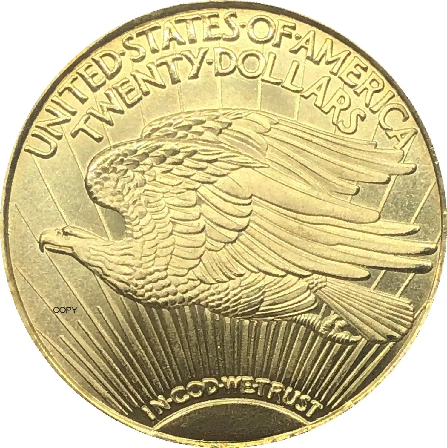 Съединените Щати Са На Свобода 1908 S Двадесет 20 Долара Saint Gaudens Real Double Eagle С Мотото В Злато Можем Да Вярваме Златни Копия На Монети