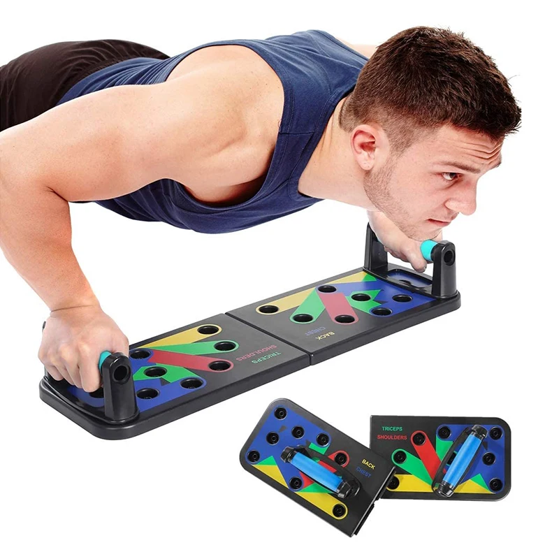 Push Up Stand Gym Fitness Muscle Exercise 11 IN 1 Training Push Up Press Board Push-Ups Щандове Фитнес оборудване