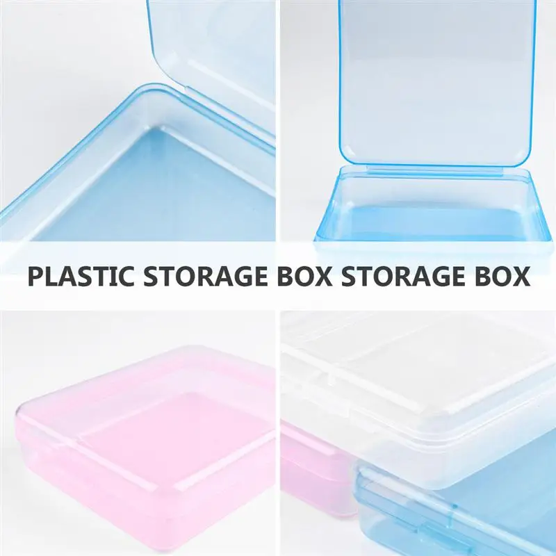 Преносим Кутия За Съхранение На Маската Прозрачна Пластмасова Кутия Анти-Замърсяване Маска Калъф (Бял + Син + Розов)