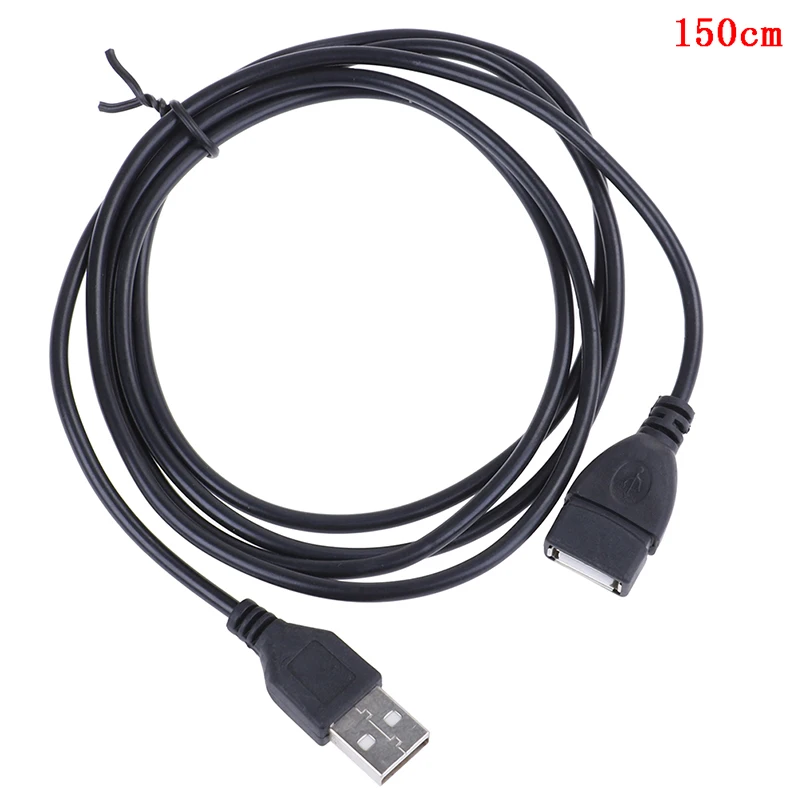 80/150 см USB удължителен кабел Super Speed USB 2.0 Кабел между Мъжете и Жените Синхронизация на Данни USB 2.0 удължителен кабел Захранващ удължителен кабел