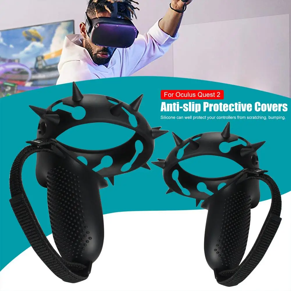 За Oculus Quest 2 Touch Controller Grip Cover Protector Анти-Капка пот-proof Силиконова капачка Дръжка на Капака на Контролера