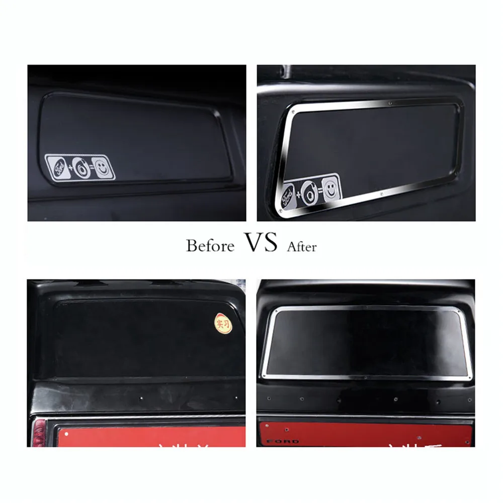 Всички Метални Орнаменти на предното стъкло за TRAXXAS TRX4 Strip / Side&Rear Window Frame Ford Bronco