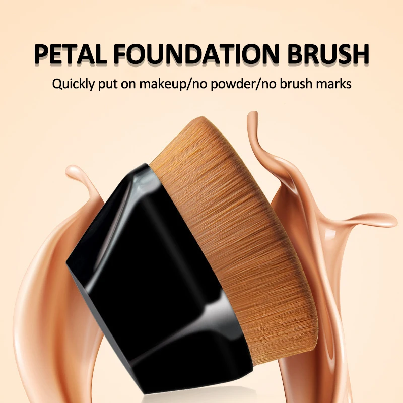 1 бр. Magic Foundation Powder Brush BB Cream Makeup Brushes for Loose Powder Плосък Kit Maquiagem Cosmetic Make Up Tool