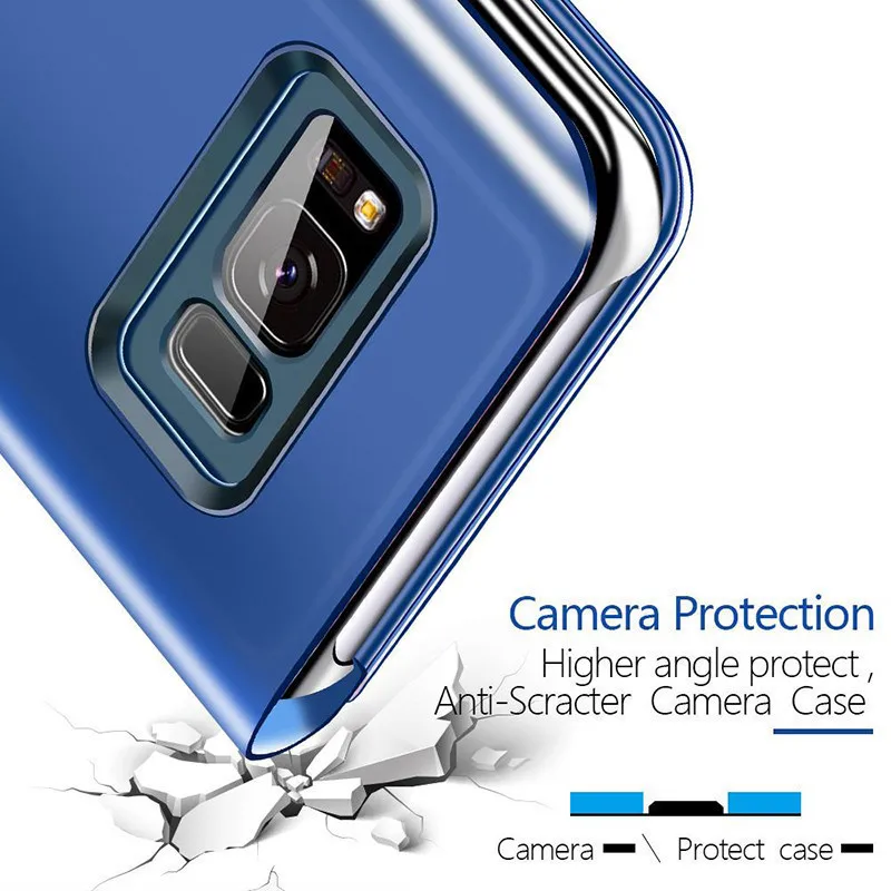 Флип Калъф За Samsung Galaxy S21 Ultra 5G Кожен Калъф Калъфи За Samsung S21+ S 21 Plus S21Ultra 5G Магнитен Калъф За Smart Огледало