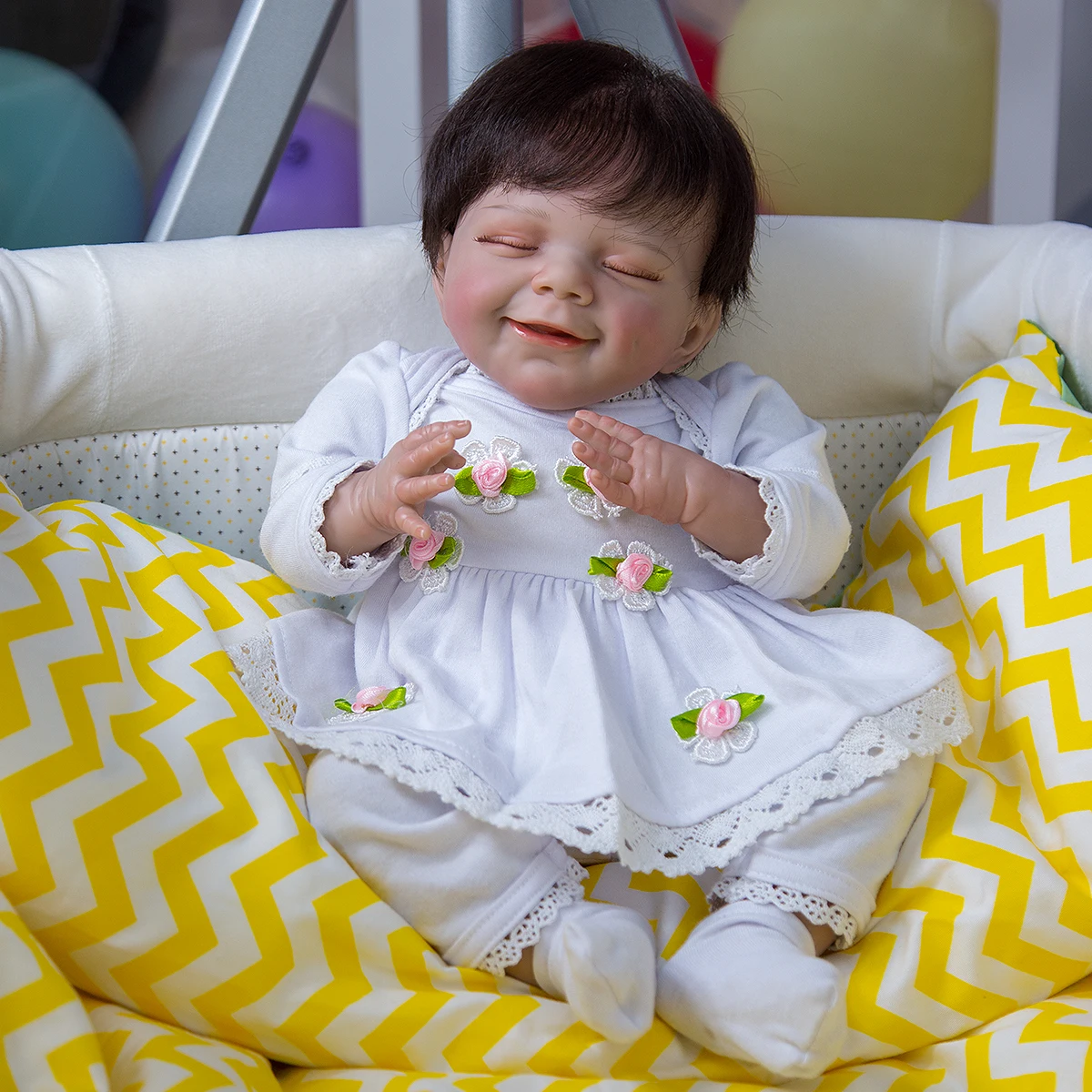 KEIUMI 2021 New Spring Кукла 20 Inch Baby Sleep Реалистичен Дете Много Аксесоари За Детски Играчки, Подарък За Рожден Ден