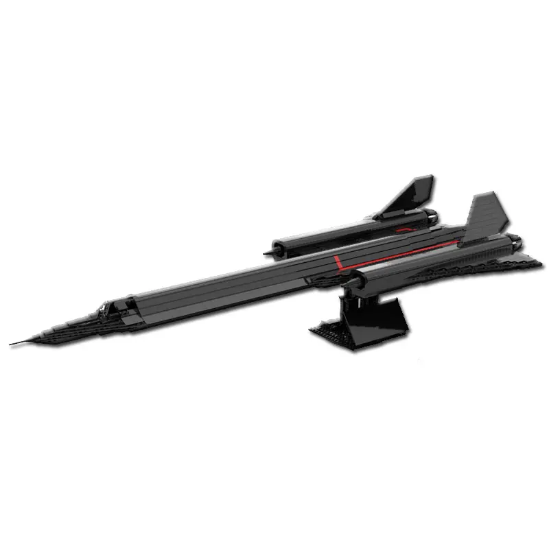Sr-71_v2 Creator Military Fighter supersonic fighter въздухоплавателни средства assembly DIY model children ' s toys MOC building blocks