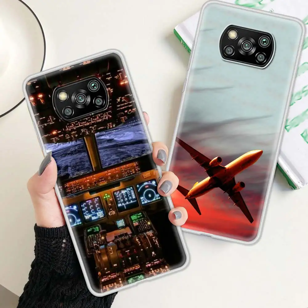 Самолет Fly Travel World Калъф за Xiaomi Mi Poco X3 NFC 10T 9T Pro Note 10 Lite 11 Ultra 10S M3 Matte Мек Телефон на Корпуса A2 Funda