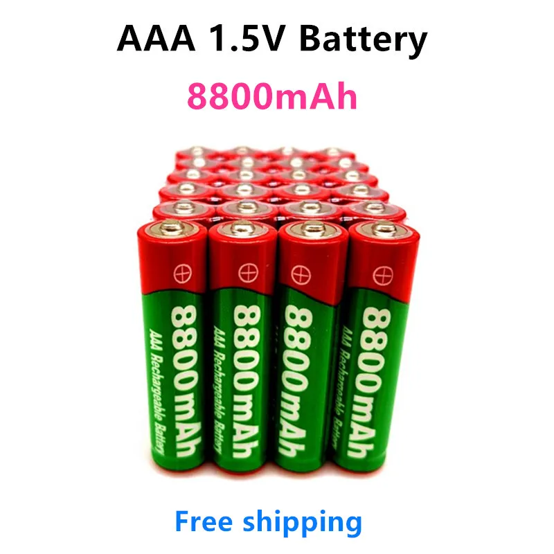Новият 1.5 V ААА акумулаторна батерия 8800mAh ААА 1.5 V Нова алкална батерия за led light играчки MP3 long life