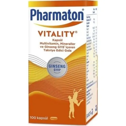 Pharmaton Vitality 100 Capsule Капсула Мультивитаминная panax Ginseng .